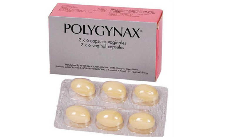 Thuốc đặt âm đạo Polygynax có tác dụng kháng viêm chống lại vi khuẩn.