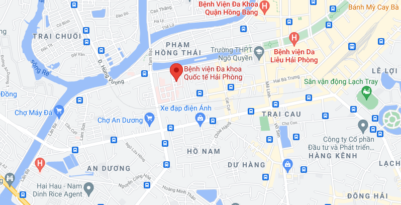 Bệnh viện đa khoa Quốc tế Hải Phòng ở đâu?