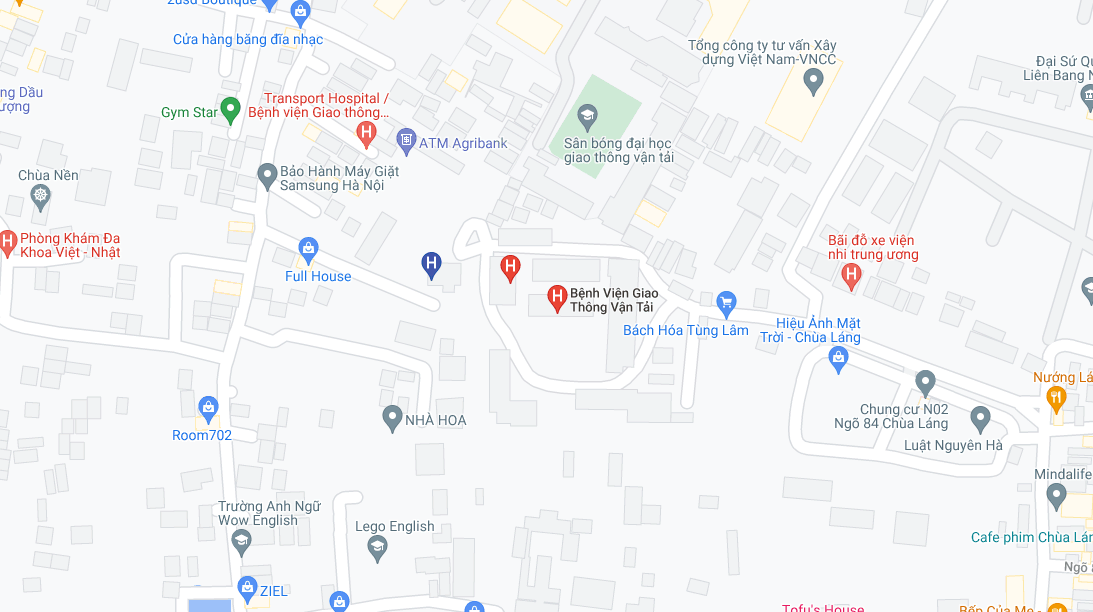 Một số bệnh viện Giao thông vận tải trên toàn quốc