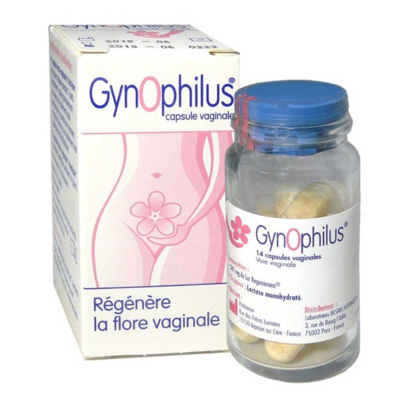 Hình ảnh hộp thuốc Gynophilus chữa viêm phụ khoa.