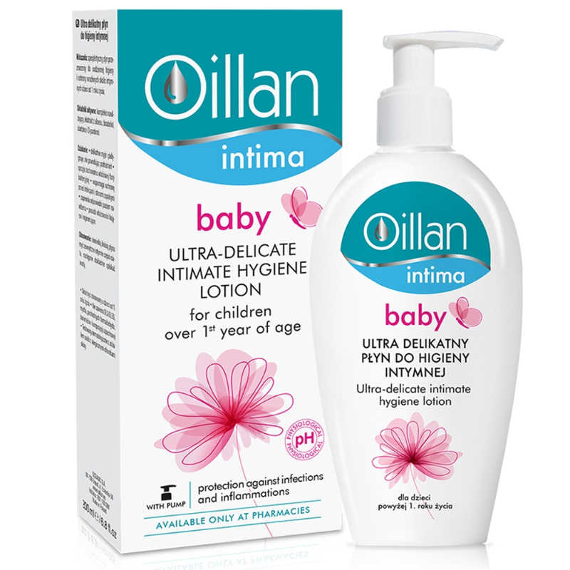 Sản phẩm dung dịch vệ sinh Oillan Intima Baby được các bác sĩ khuyên dùng. 