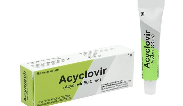 Thuốc Acyclovir 1% đặc trị mụn rộp sinh dục