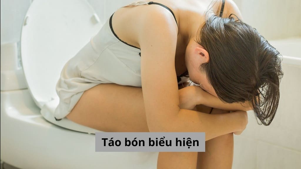 Táo bón biểu hiện