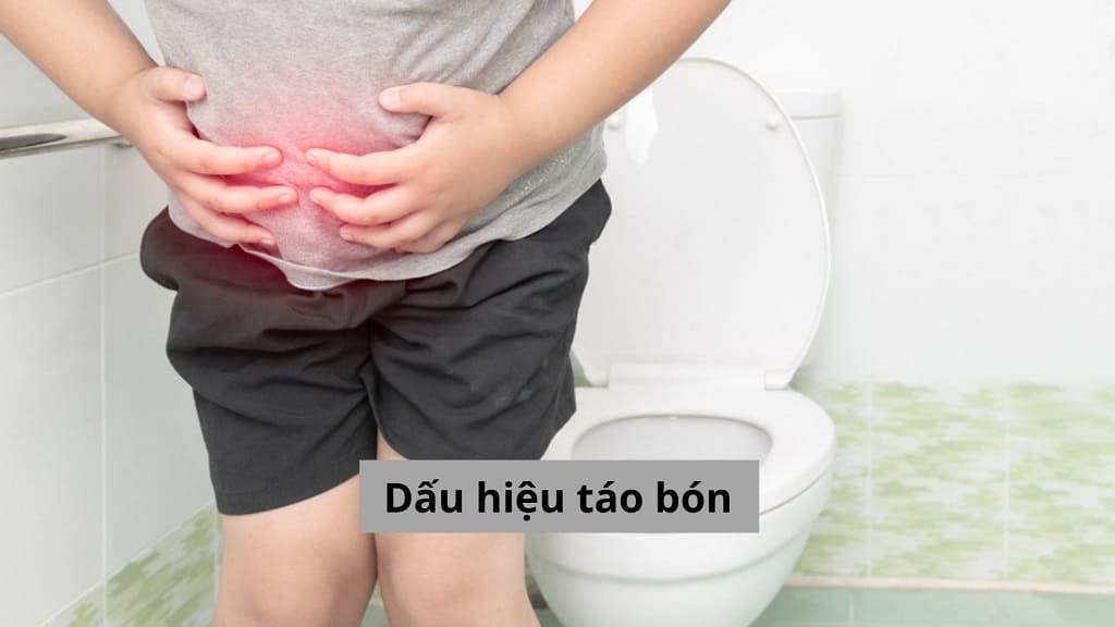 Dấu hiệu táo bón