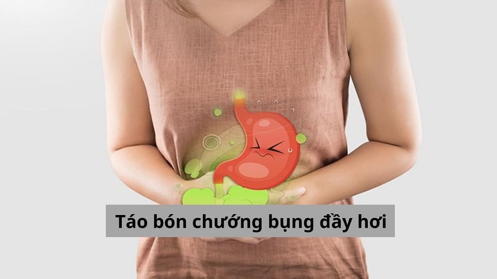 Táo bón chướng bụng đầy hơi