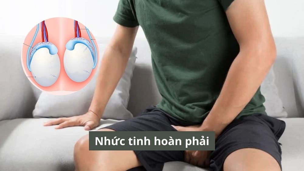 Nhức tinh hoàn phải