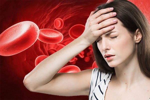 Tình trạng thiếu máu nghiêm trọng