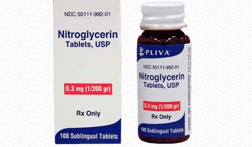 Nitroglycerin: Giãn cơ – giảm áp lực lên vết nứt