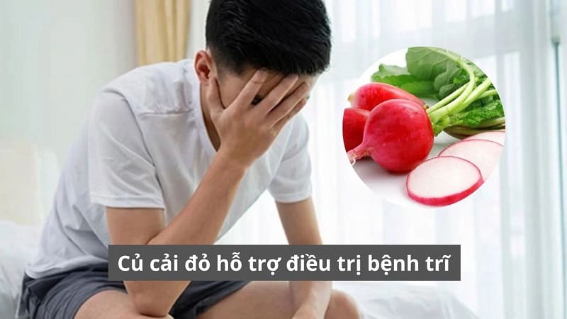 Củ cải đỏ hỗ trợ điều trị bệnh trĩ